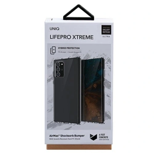 Etui UNIQ LifePro Xtreme Samsung Galaxy Note 20 Ultra przezroczysty/crystal clear