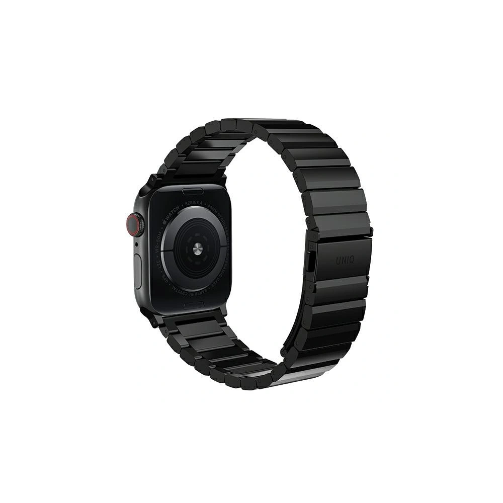 Hurtownia GSM - Pasek UNIQ Strova Apple Watch 4/5/6/7/SE/8/9/Ultra 44/45/49mm Stainless Steel czarny/midnight black - UNIQ285BLK - {ean13} - Hurt