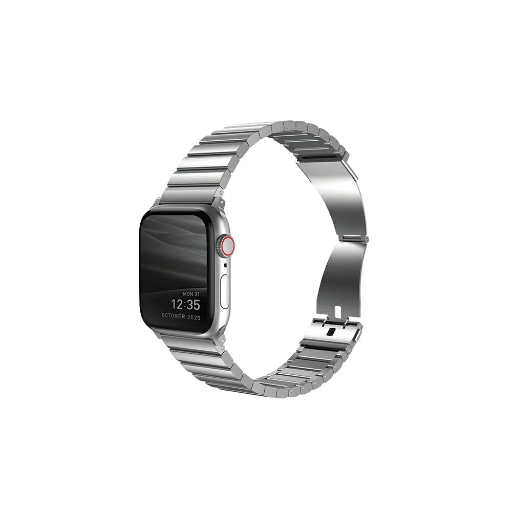 Hurtownia GSM - Pasek UNIQ Strova Apple Watch 4/5/6/7/SE/8/9/Ultra 44/45/49mm Stainless Steel srebrny/sterling silver - UNIQ286SLV - {ean13} - Hurt