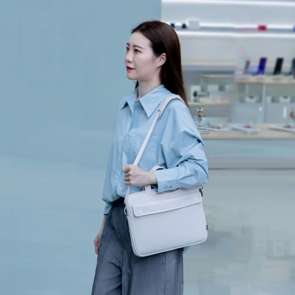 Wholesale Baseus Basics shoulder bag for laptop up to 16 inch (Buff) - BSU1807WHT - {ean13} - Hurt
