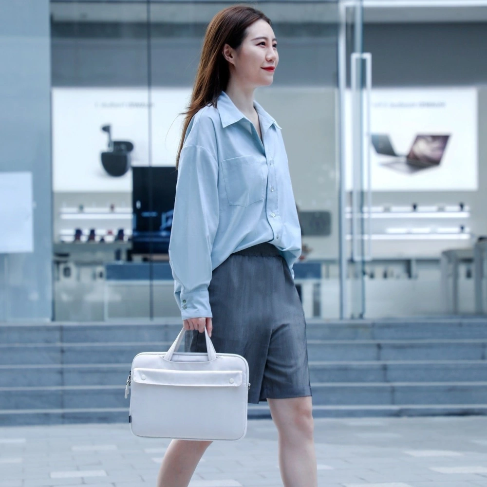 Wholesale Baseus Basics shoulder bag for laptop up to 16 inch (Buff) - BSU1807WHT - {ean13} - Hurt