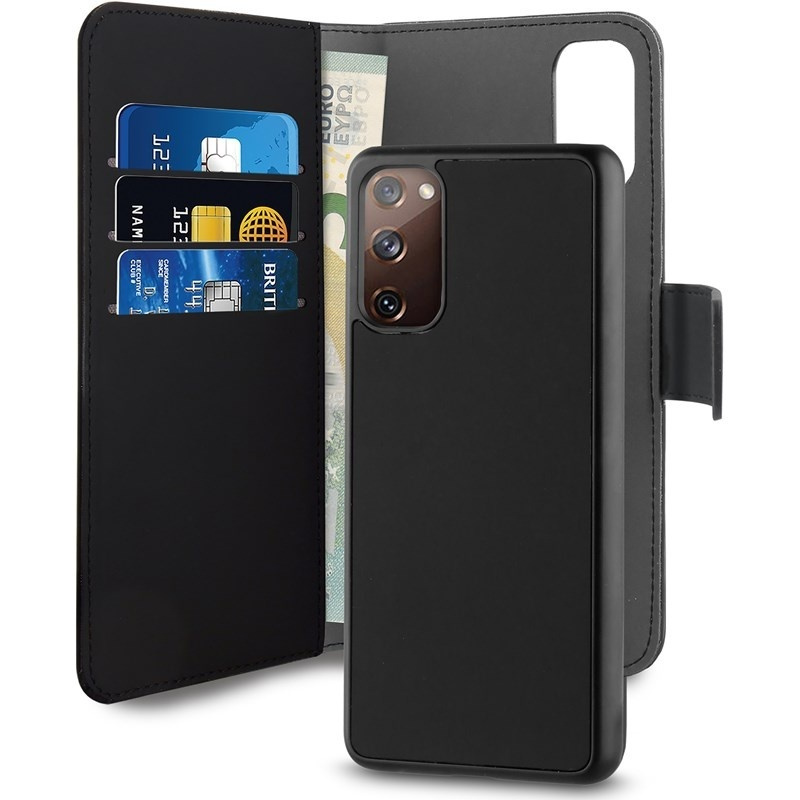 Puro Distributor - 8033830297601 - PUR332BLK - PURO Wallet Detachable 2in1 Samsung Galaxy S20 FE (black) - B2B homescreen