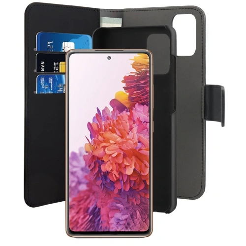 Etui PURO Wallet Detachable 2w1 Samsung Galaxy S20 FE (czarny)