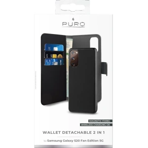 Hurtownia GSM - Etui PURO Wallet Detachable 2w1 Samsung Galaxy S20 FE (czarny) - PUR332BLK - {ean13} - Hurt