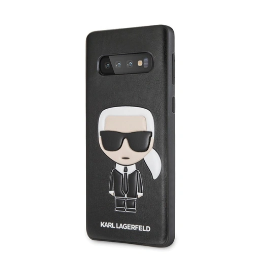 Etui Karl Lagerfeld KLHCS10IKPUBK Samsung Galaxy S10 hardcase czarny/black Iconic Karl Embossed