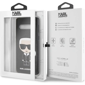 Wholesale Karl Lagerfeld KLHCS10IKPUBK Samsung Galaxy S10 hardcase black Iconic Karl Embossed - KLD357BLK - {ean13} - Hurt