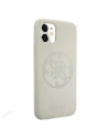 Wholesale Guess GUHCN61LS4GLG Apple iPhone 11 white hard case Silicone 4G Tone On Tone - GUE659WHT - {ean13} - Hurt