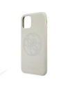Wholesale Guess GUHCN61LS4GLG Apple iPhone 11 white hard case Silicone 4G Tone On Tone - GUE659WHT - {ean13} - Hurt