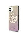 Wholesale Guess GUHCN61PCUGLPGG Apple iPhone 11 gold pink hard case Glitter 4G Circle Logo - GUE660RS - {ean13} - Hurt