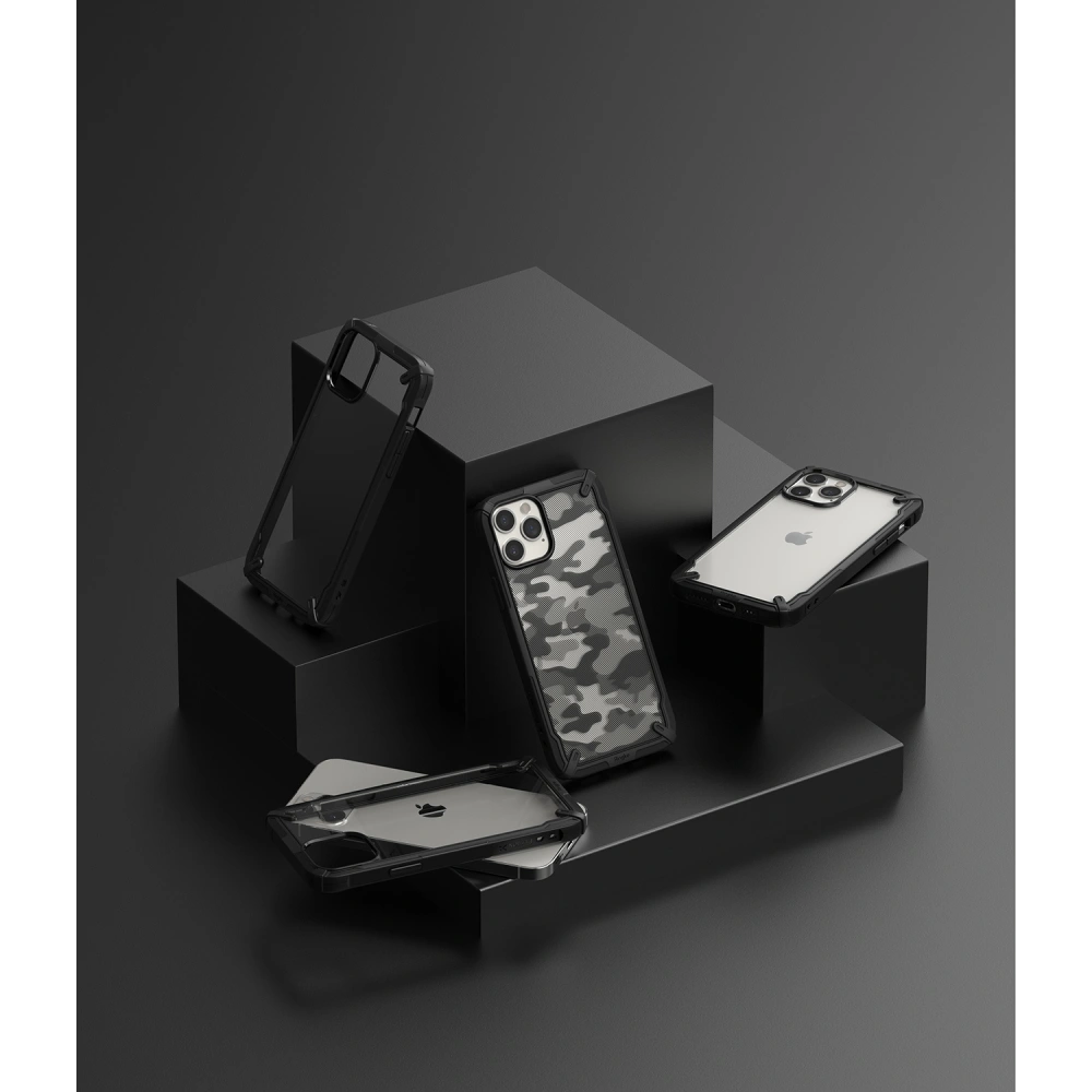 Hurtownia GSM - Etui Ringke Fusion-X Apple iPhone 12 Pro Max Black - RGK1263BLK - {ean13} - Hurt