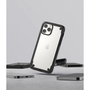 Hurtownia GSM - Etui Ringke Fusion-X Apple iPhone 12 Pro Max Black - RGK1263BLK - {ean13} - Hurt