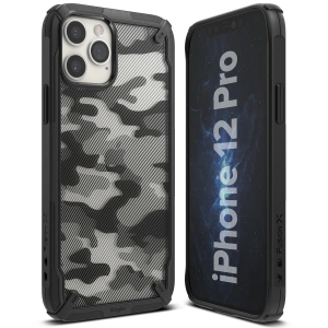 Ringke Fusion-X Design Apple iPhone 12 Pro Max Camo Black