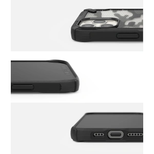 Hurtownia GSM - Etui Ringke Fusion-X Design Apple iPhone 12 Pro Max Camo (Moro) Negru - RGK1264BLK - {ean13} - Hurt