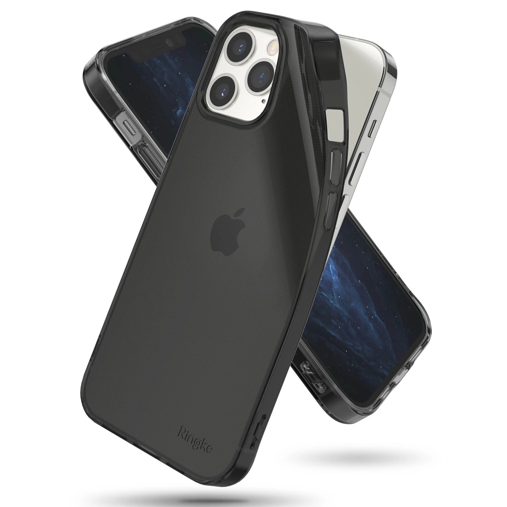 Hurtownia GSM - Etui Ringke Air Apple iPhone 12/12 Pro Kouřově černá - RGK1260SM - {ean13} - Hurt