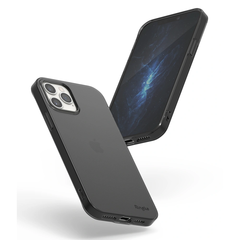 Hurtownia GSM - Etui Ringke Air Apple iPhone 12/12 Pro Kouřově černá - RGK1260SM - {ean13} - Hurt
