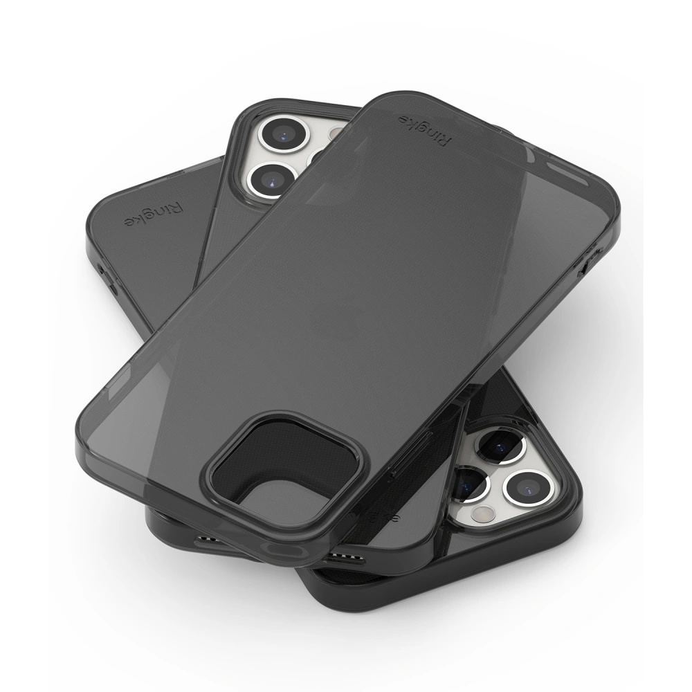 Hurtownia GSM - Etui Ringke Air Apple iPhone 12/12 Pro Kouřově černá - RGK1260SM - {ean13} - Hurt