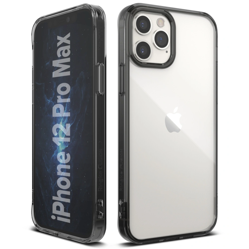 Hurtownia GSM - Etui Ringke Fusion Apple iPhone 12/12 Pro Smoke Black - RGK1256SM - {ean13} - Hurt