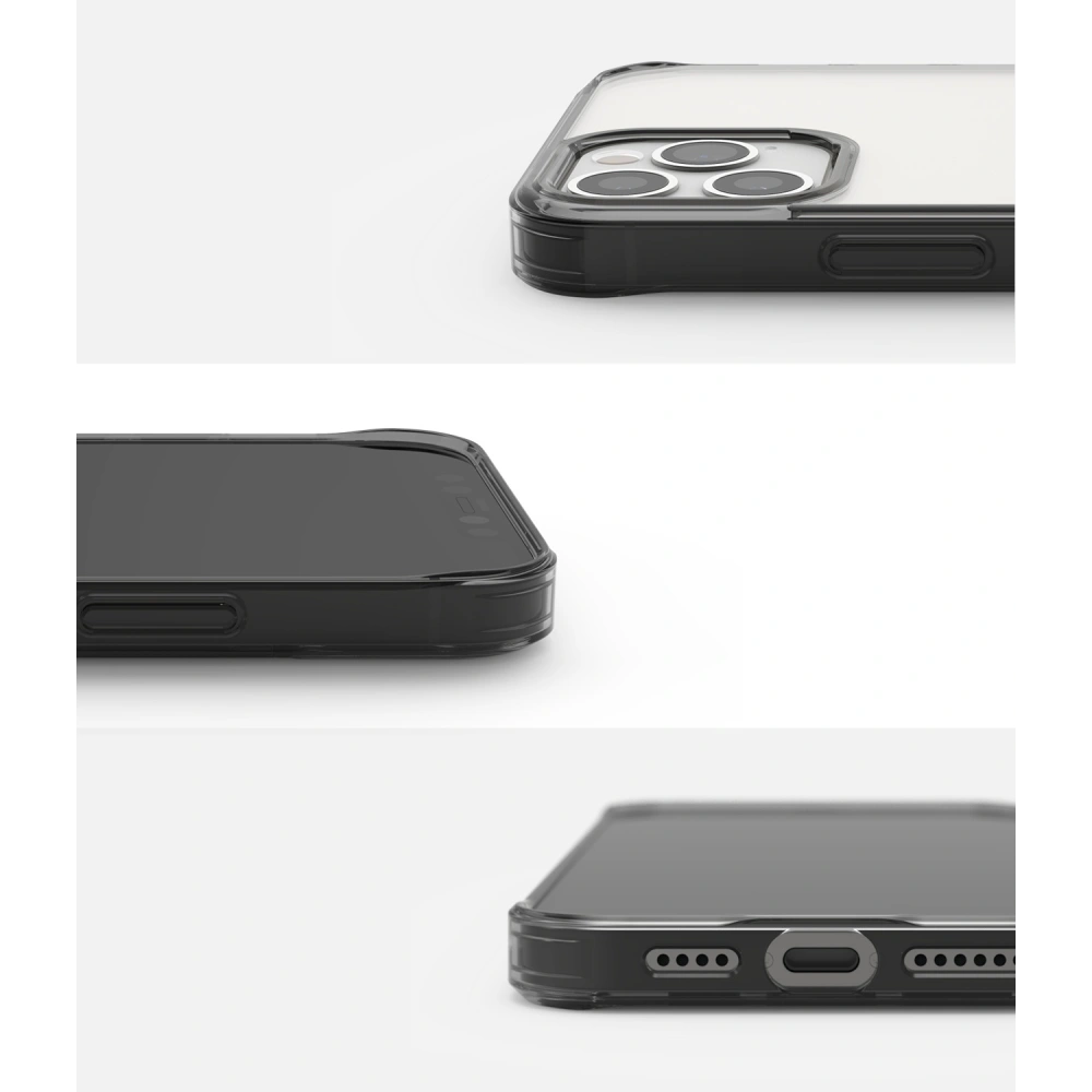 Hurtownia GSM - Etui Ringke Fusion Apple iPhone 12/12 Pro Smoke Black - RGK1256SM - {ean13} - Hurt