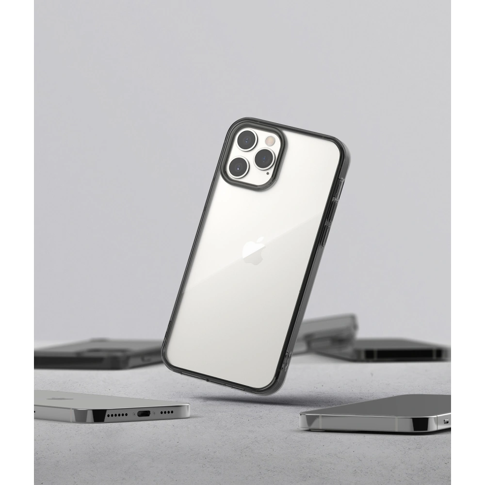Hurtownia GSM - Etui Ringke Fusion Apple iPhone 12/12 Pro Smoke Black - RGK1256SM - {ean13} - Hurt