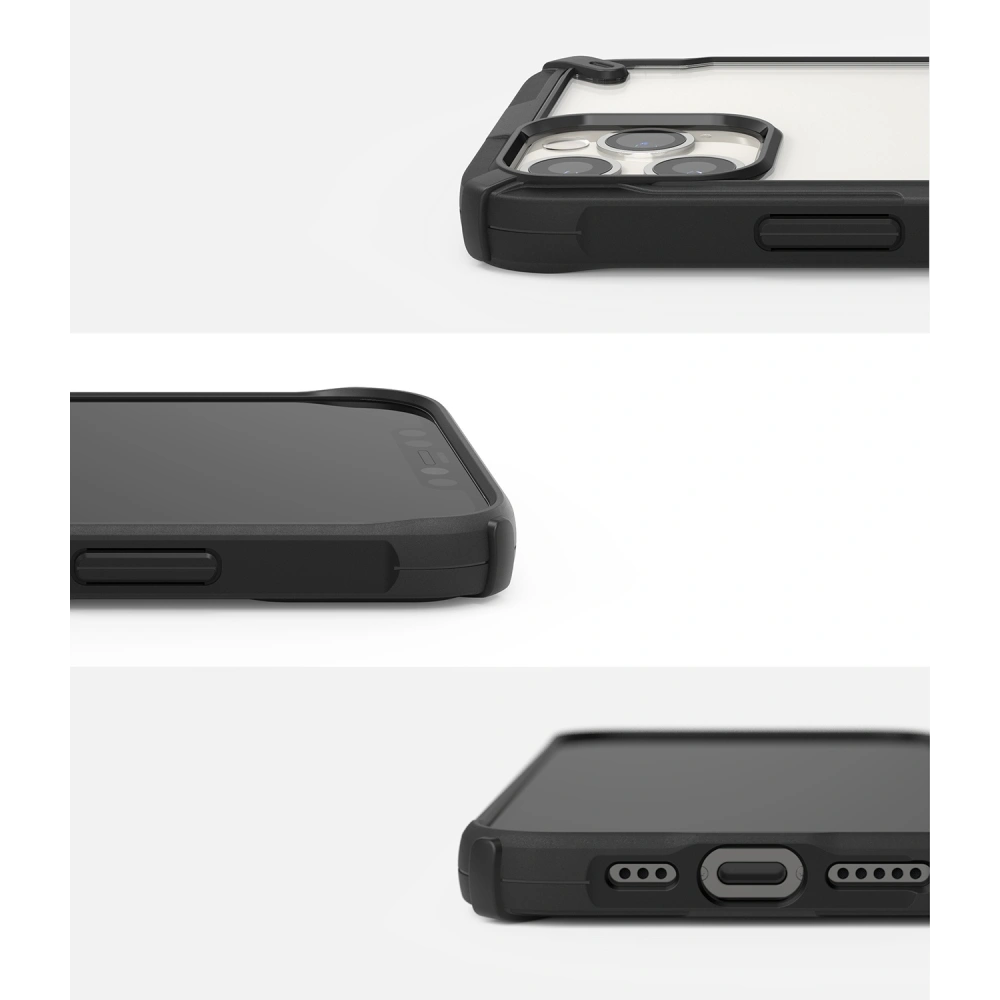 Hurtownia GSM - Etui Ringke Fusion-X Apple iPhone 12/12 Pro Černá - RGK1257BLK - {ean13} - Hurt