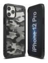 Hurtownia GSM - Etui Ringke Fusion-X Design Apple iPhone 12/12 Pro Camo (Moro) Black - RGK1258BLK - {ean13} - Hurt