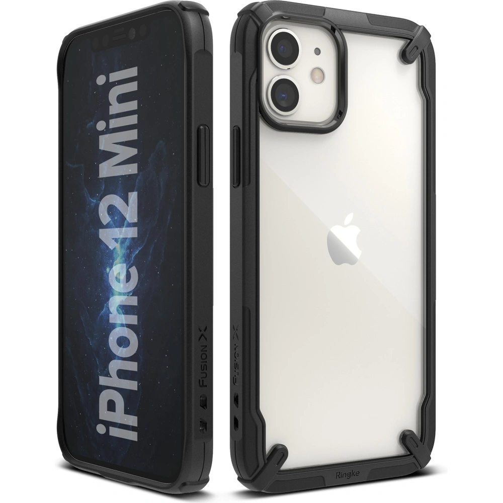 Hurtownia GSM - Etui Ringke Fusion-X Apple iPhone 12 mini černé - RGK1251BLK - {ean13} - Hurt