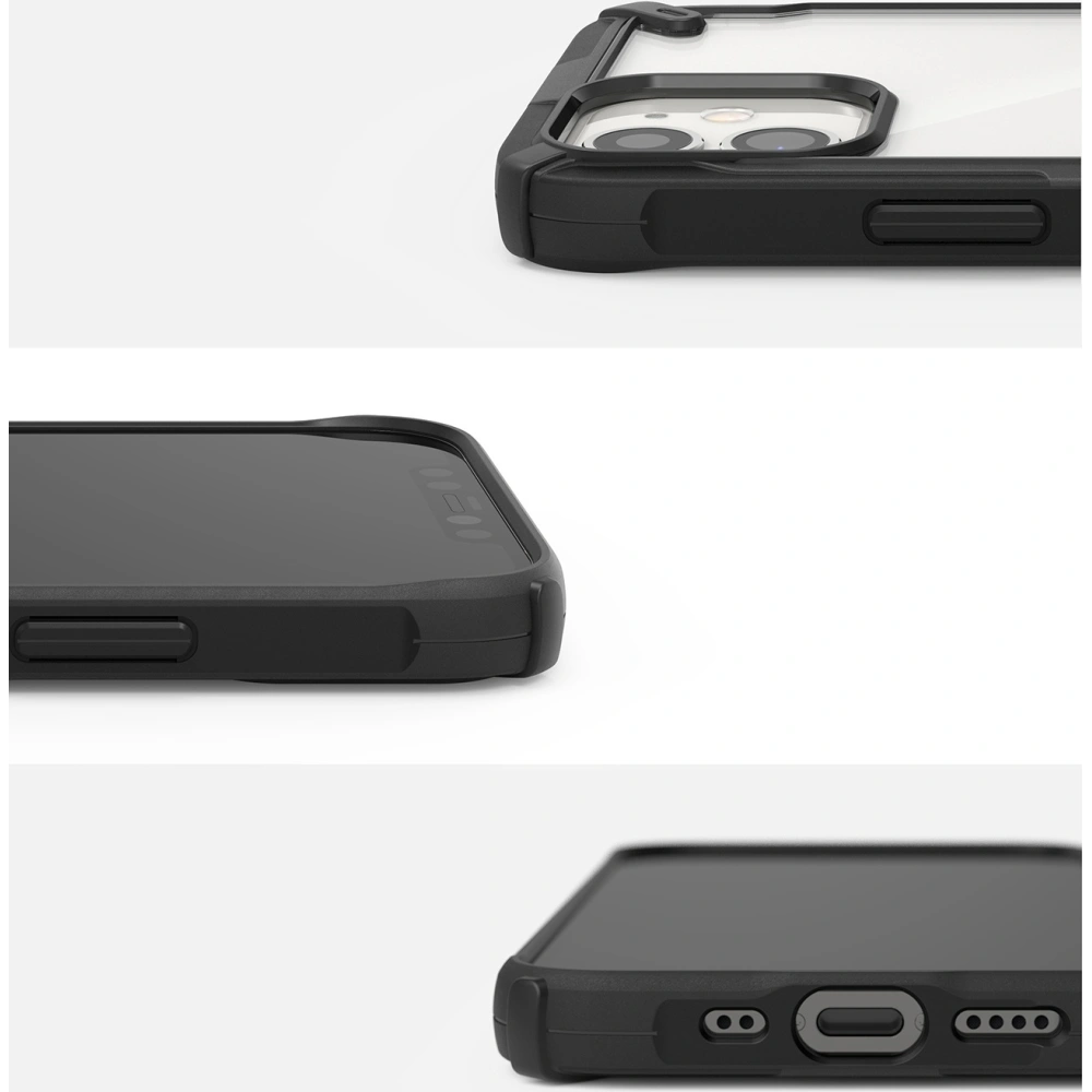 Hurtownia GSM - Etui Ringke Fusion-X Apple iPhone 12 mini černé - RGK1251BLK - {ean13} - Hurt