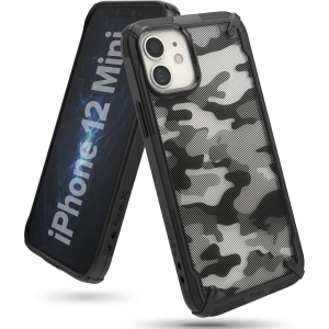 Etui Ringke Fusion-X Design Apple iPhone 12 mini Camo (Moro) Black