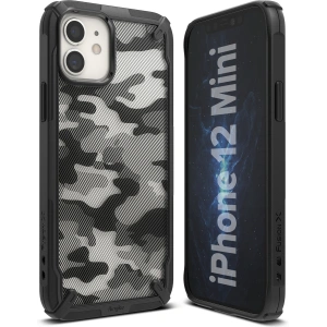 Ringke Fusion-X Design Apple iPhone 12 mini Camo Black