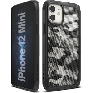 Ringke Fusion-X Design Apple iPhone 12 mini Camo Black