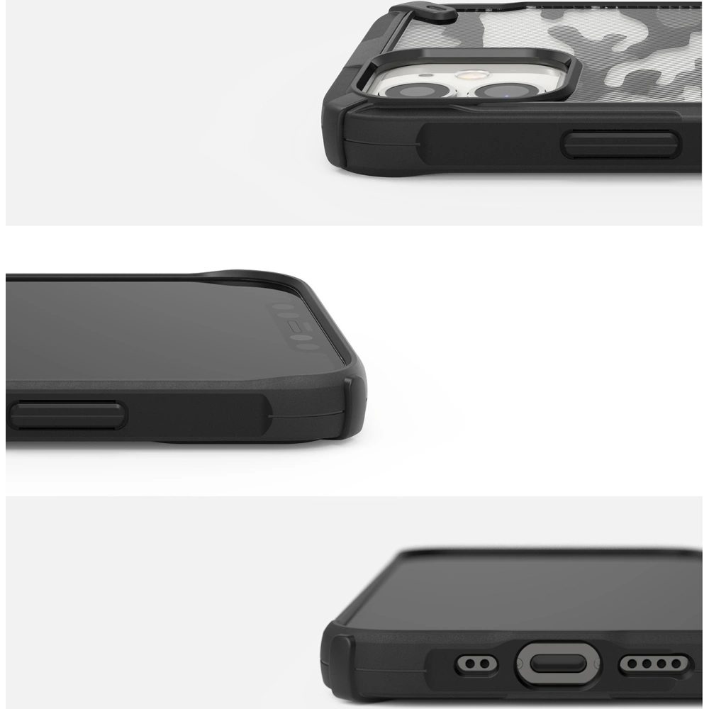 Wholesale Ringke Fusion-X Design Apple iPhone 12 mini Camo Black - RGK1252BLK - {ean13} - Hurt