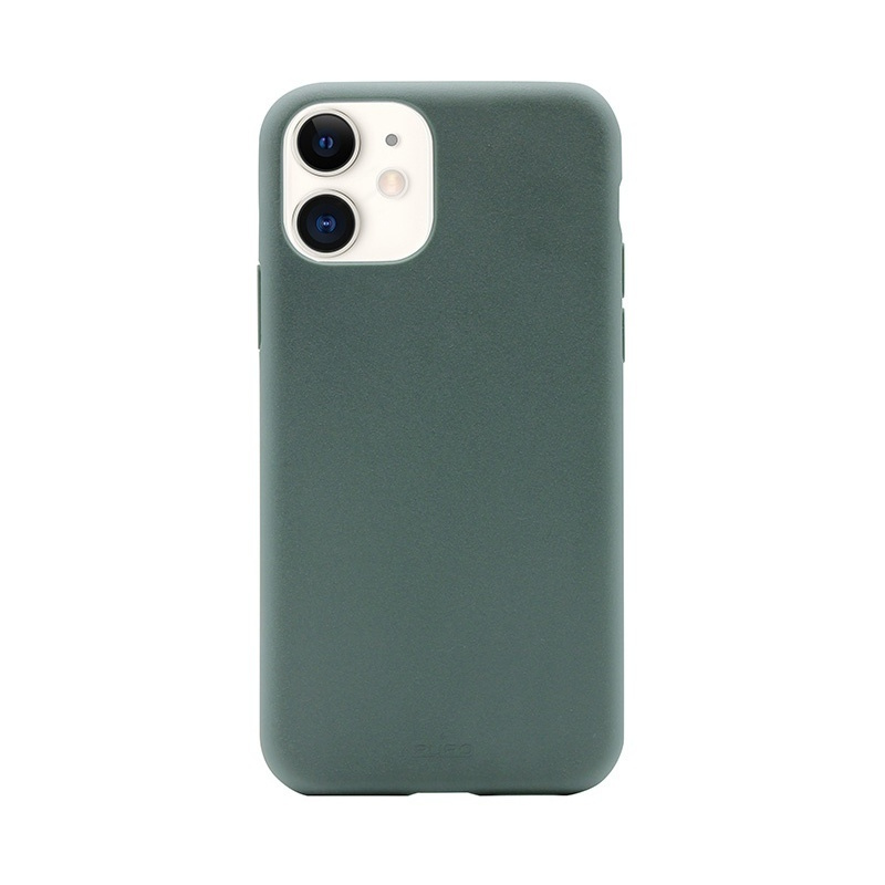 Puro Distributor - 8033830296086 - PUR337GRN - PURO Green Compostable Eco-friendly Cover Apple iPhone 12 Mini (green) - B2B homescreen