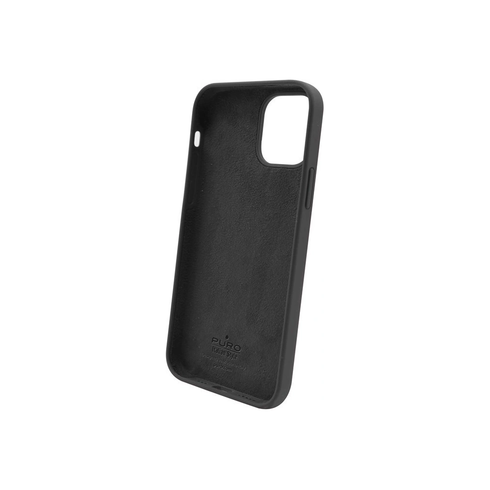 Hurtownia GSM - Etui PURO ICON Anti-Microbial Cover Apple iPhone 12 mini (czarny) - PUR340BLK - {ean13} - Hurt