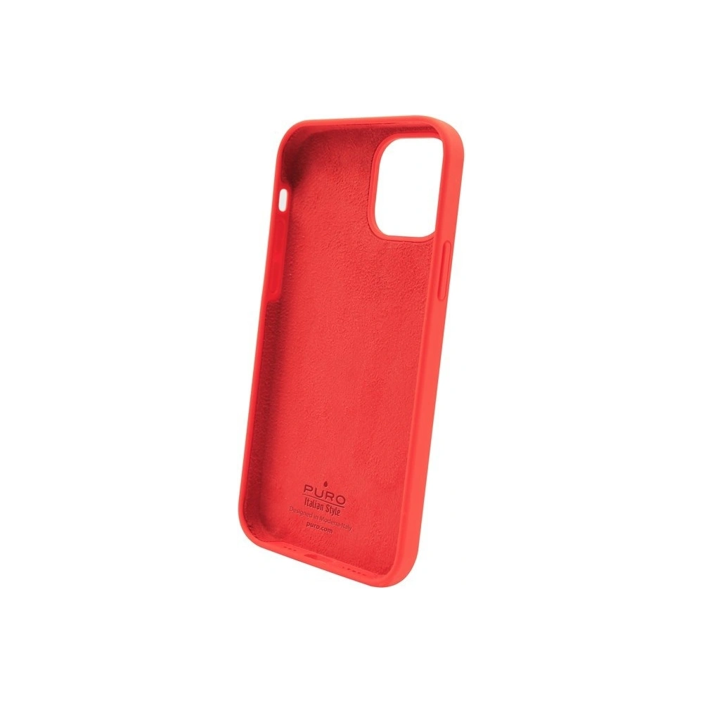 Hurtownia GSM - Etui PURO ICON Anti-Microbial Cover Apple iPhone 12 mini (rot) - PUR341RED - {ean13} - Hurt