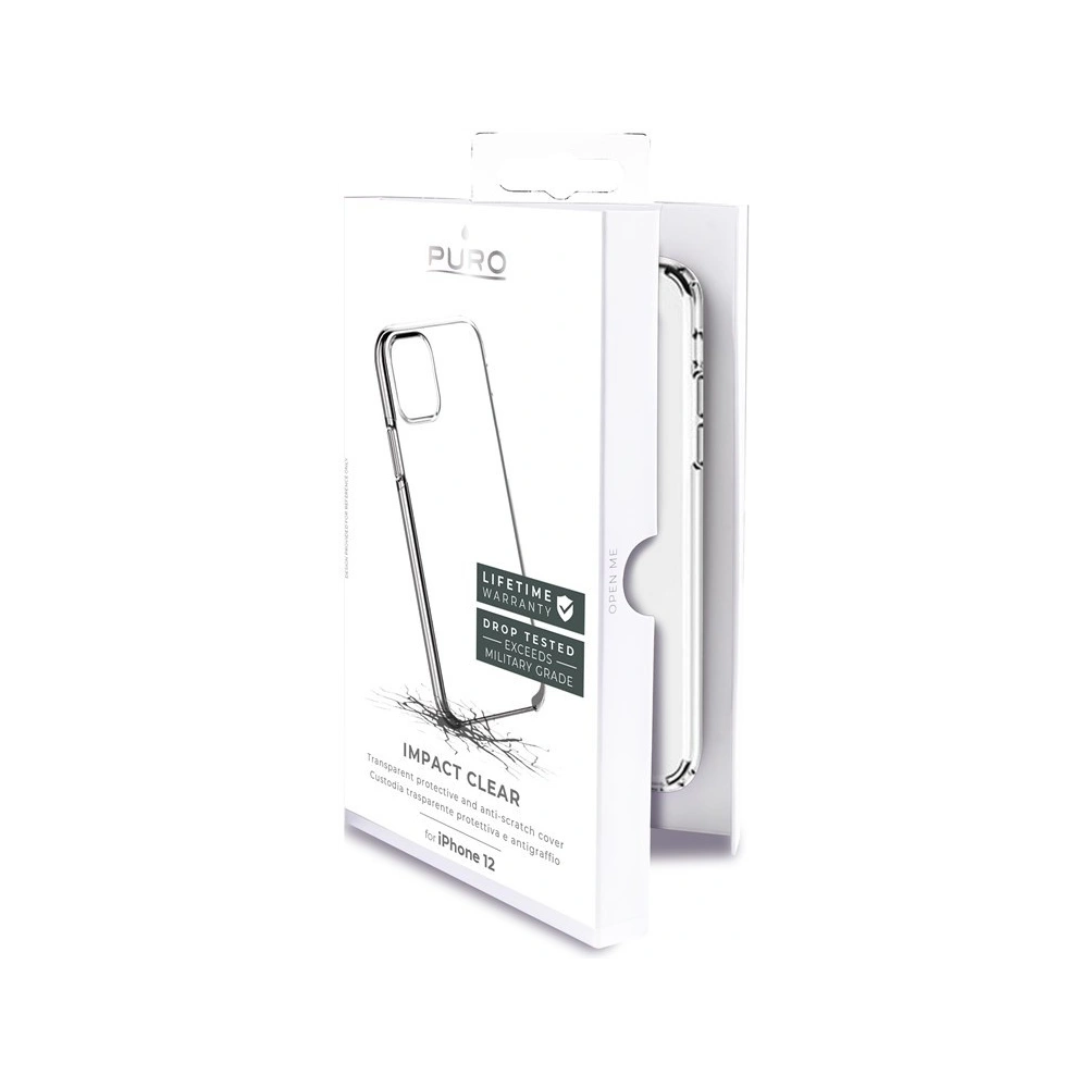 Hurtownia GSM - Etui PURO Impact Clear Apple iPhone 12 mini (przezroczysty) - PUR343CL - {ean13} - Hurt