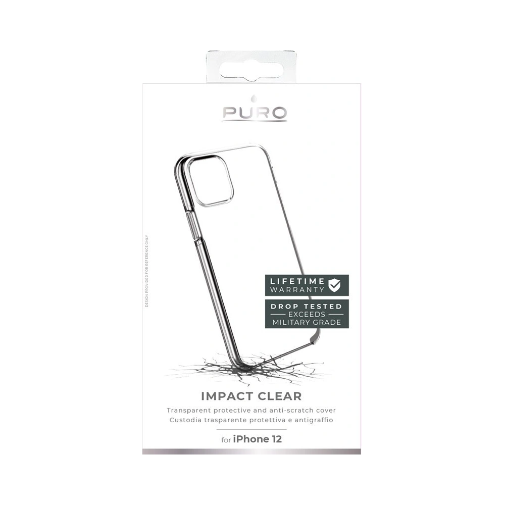 Hurtownia GSM - Etui PURO Impact Clear Apple iPhone 12 mini (przezroczysty) - PUR343CL - {ean13} - Hurt
