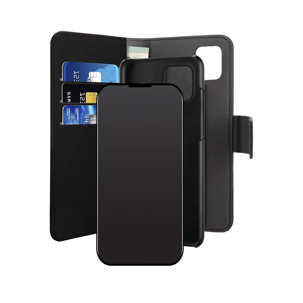 Hurtownia GSM - Etui PURO Wallet Detachable 2w1 Apple iPhone 12/12 Pro (czarny) - PUR347BLK - {ean13} - Hurt