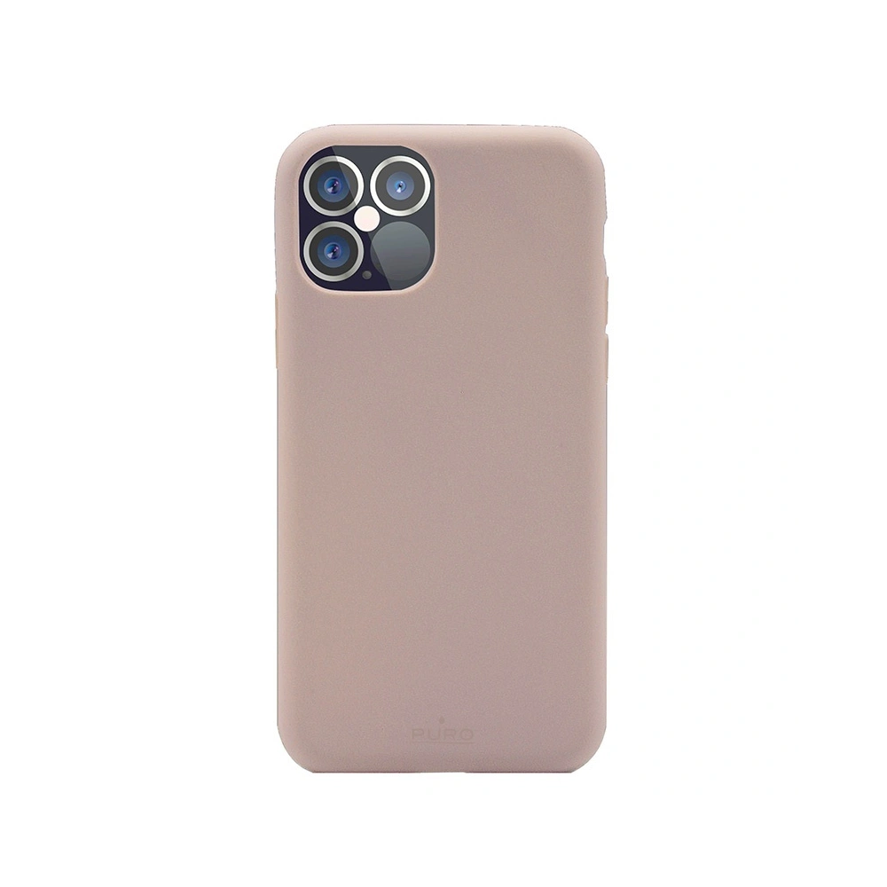 Hurtownia GSM - Ökologisches Etui PURO Green Recycled Eco-friendly Cover Apple iPhone 12/12 Pro (sandrosa) - PUR350PNK - {ean13} - Hurt