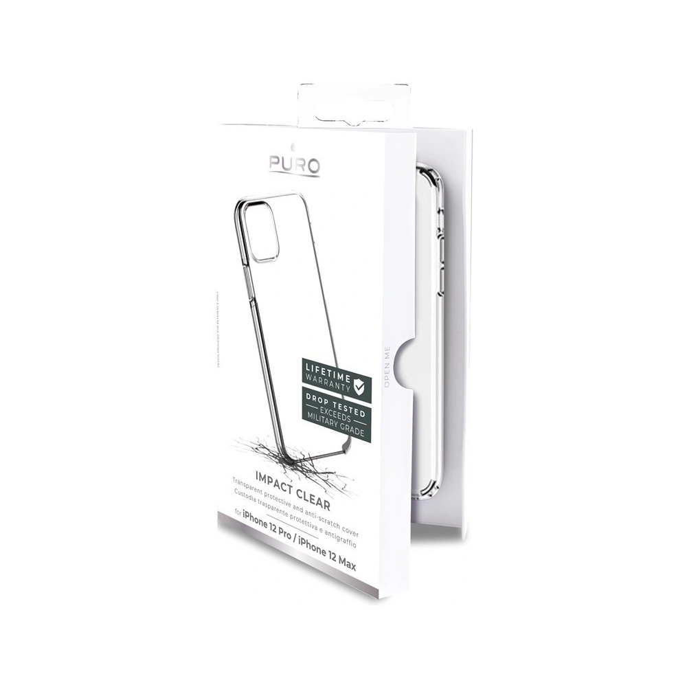 Hurtownia GSM - Etui PURO Impact Clear Apple iPhone 12/12 Pro (przezroczysty) - PUR355CL - {ean13} - Hurt