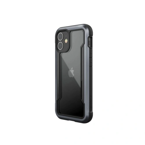 Etui aluminiowe X-Doria Raptic Shield Apple iPhone 12 mini (Drop test 3m) (Black)