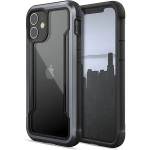 Hurtownia GSM - Etui aluminiowe X-Doria Raptic Shield Apple iPhone 12 mini (Drop test 3m) (Black) - XDR079BLK - {ean13} - Hurt