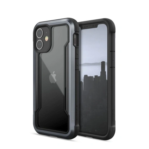 Etui aluminiowe X-Doria Raptic Shield Apple iPhone 12 mini (Drop test 3m) (Black)