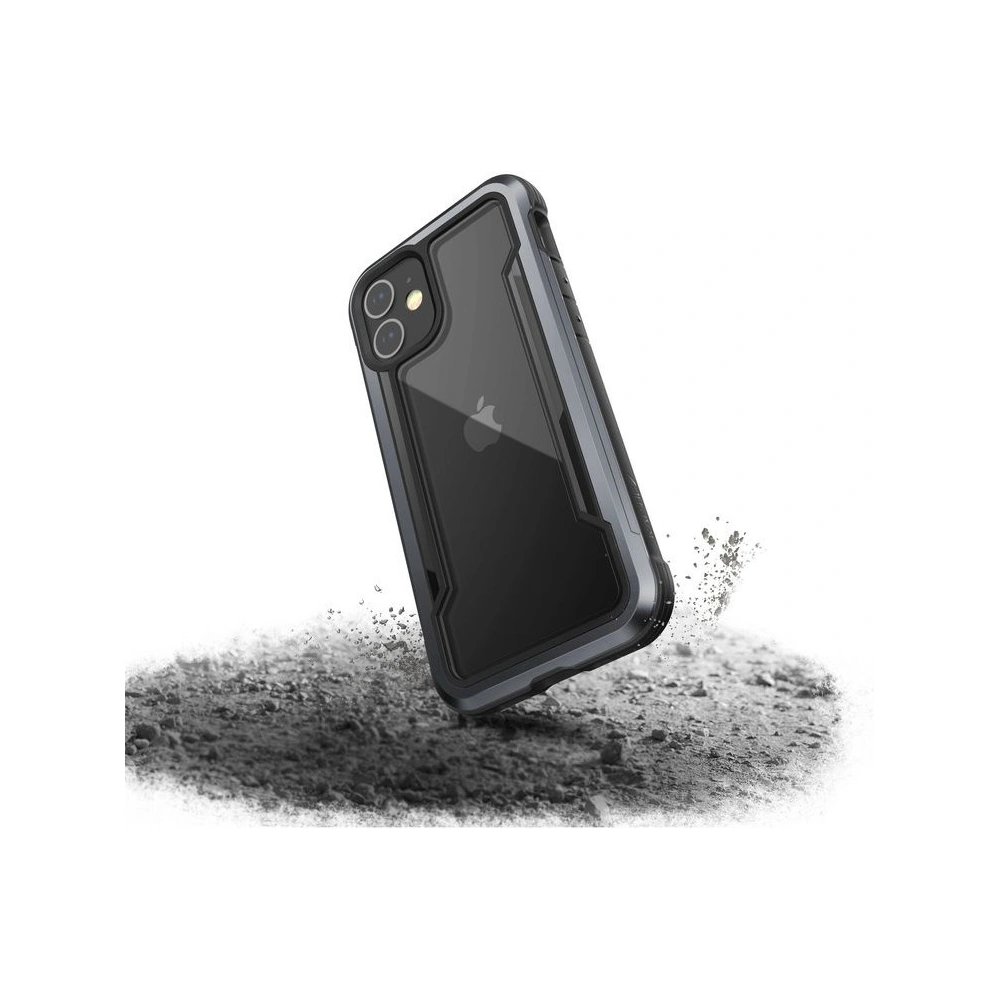 Wholesale X-Doria Raptic Shield Aluminium Case Apple iPhone 12 Mini (Drop test 3m) (Black) - XDR079BLK - {ean13} - Hurt