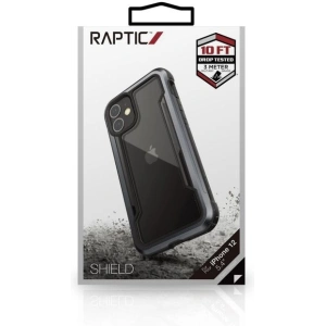 Wholesale X-Doria Raptic Shield Aluminium Case Apple iPhone 12 Mini (Drop test 3m) (Black) - XDR079BLK - {ean13} - Hurt
