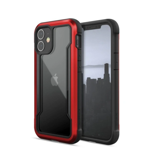 Etui aluminiowe X-Doria Raptic Shield Apple iPhone 12 mini (Drop test 3m) (Red)