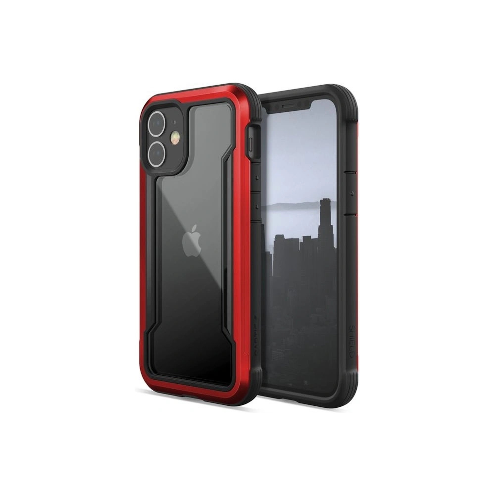 Hurtownia GSM - Etui aluminiowe X-Doria Raptic Shield Apple iPhone 12 mini (Drop test 3m) (Red) - XDR080RED - {ean13} - Hurt