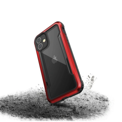 Etui aluminiowe X-Doria Raptic Shield Apple iPhone 12 mini (Drop test 3m) (Red)
