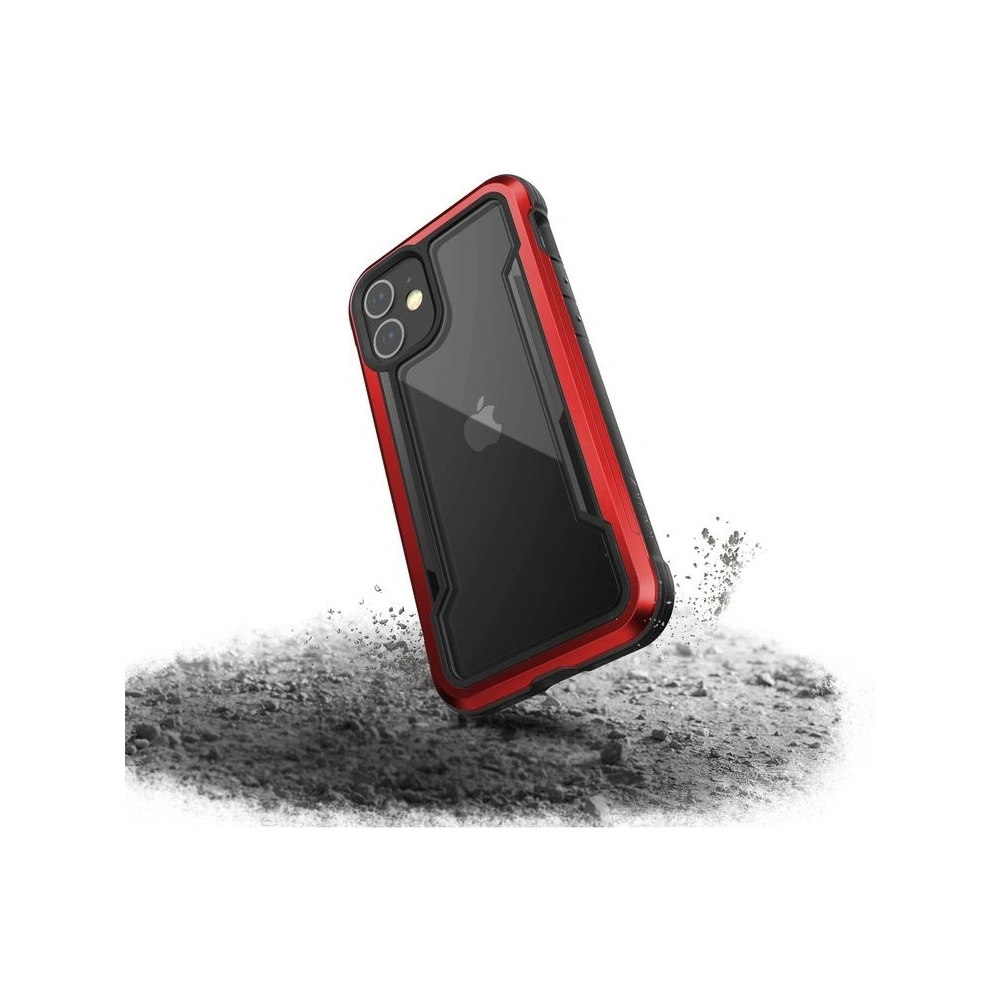 Hurtownia GSM - Etui aluminiowe X-Doria Raptic Shield Apple iPhone 12 mini (Drop test 3m) (Red) - XDR080RED - {ean13} - Hurt