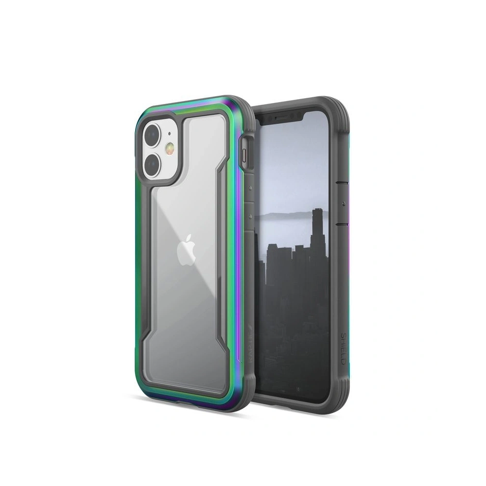 Hurtownia GSM - Etui aluminiowe X-Doria Raptic Shield Apple iPhone 12 mini (Drop test 3m) (Iridescent) - XDR081IRI - {ean13} - Hurt