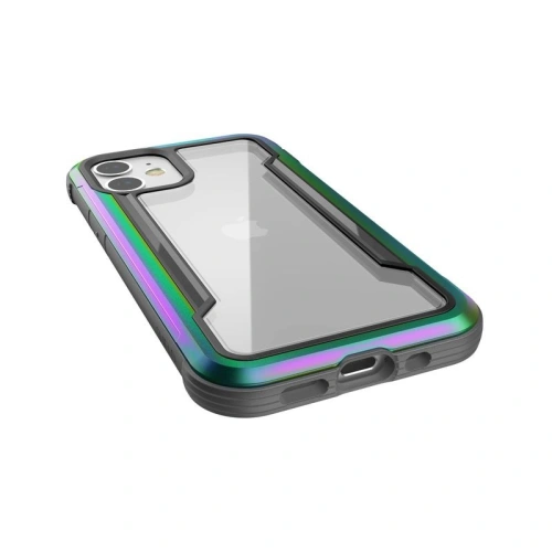 Etui aluminiowe X-Doria Raptic Shield Apple iPhone 12 mini (Drop test 3m) (Iridescent)